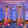 Carantee 2 Pièces Verre trempé pour iPhone 16, 9H Ultra-Résistant 0,33mm Vitre Protection avec Caméra, Toucher Sensible, Anti-Em