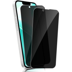 2 Pièces Anti Espion Verre trempé pour iPhone 14/13/13 Pro, 9H Ultra-Résistant 0,33mm Vitre Protection, Toucher Sensible, Anti-E