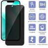 2 Pièces Anti Espion Verre trempé pour iPhone 14/13/13 Pro, 9H Ultra-Résistant 0,33mm Vitre Protection, Toucher Sensible, Anti-E
