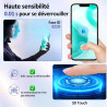 2 Pièces Anti Espion Verre trempé pour iPhone 14/13/13 Pro, 9H Ultra-Résistant 0,33mm Vitre Protection, Toucher Sensible, Anti-E