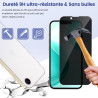 2 Pièces Anti Espion Verre trempé pour iPhone 14/13/13 Pro, 9H Ultra-Résistant 0,33mm Vitre Protection, Toucher Sensible, Anti-E