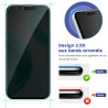 2 Pièces Anti Espion Verre trempé pour iPhone 14/13/13 Pro, 9H Ultra-Résistant 0,33mm Vitre Protection, Toucher Sensible, Anti-E