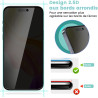 2 pièces Film de protection intimité Verre Trempé pour iPhone 15 Pro Max, Haute Sensibilité Anti‑Espion Protection écran, 9H Ant
