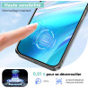 Carantee 2 pièces Film de protection intimité Verre Trempé pour iPhone 16 Pro, Haute Sensibilité Anti‑Espion Protection écran, 9