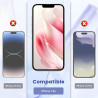 Carantee 2 Pièces Anti Espion Verre trempé pour iPhone 16e, 9H Ultra-Résistant 0,33mm Vitre Protection, Toucher Sensible, Anti-E