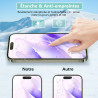 Carantee 2 pièces Verre Trempé pour iPhone 17, HD Haute Sensibilité 0,01 s Réponse Protection écran, 0,33 mm 9H Dureté Anti-Rayu