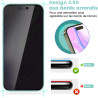Carantee 2 pièces Film de protection intimité Verre Trempé pour iPhone 17, Haute Sensibilité Anti‑Espion Protection écran, 9H An