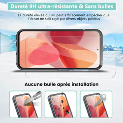 Carantee 2 pièces Verre Trempé pour Fairphone 5, 0,33mm Dureté 9H Résistant aux Rayures vitre protection, HD Haute Sensibilité p