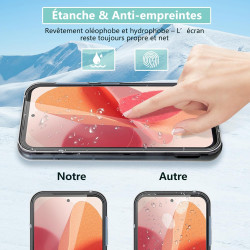 Carantee 2 pièces Verre Trempé pour Fairphone 5, 0,33mm Dureté 9H Résistant aux Rayures vitre protection, HD Haute Sensibilité p