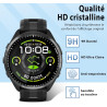 2 pièces Verre Trempé pour Garmin Forerunner 965 Protection écran, HD Sans Bulles Anti‑Empreintes Vitre Protection, 9H Anti-Rayu