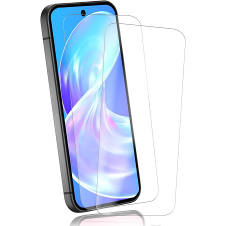 Carantee 2 Pièces Verre Trempé pour Google Pixel 10, Protection Écran 3D 0,33mm, Bords Anti-rayures, Dureté 9H, HD Transparent, 
