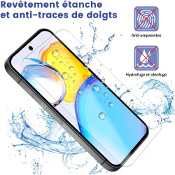 2+2 Pièces Verre Trempé pour Google Pixel 10, avec Protection Caméra, Protection Écran 3D 0,33mm, Bords Anti-rayures, Dureté 9H,