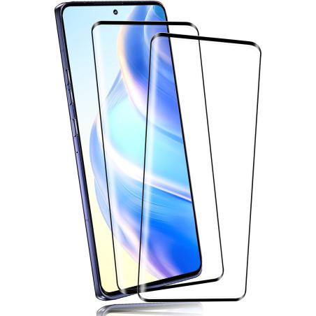 2 pièces Verre Trempé pour Motorola Edge 60/60 Fusion/60 Pro Protection écran, Sans Bulles Anti‑Empreintes Vitre Protection, 9H 