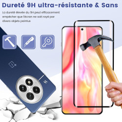 Carantee 2 pièces Verre Trempé pour Oneplus 13 5G Protection écran, HD Sans Bulles Anti‑Empreintes Vitre Protection, 9H Anti-Ray