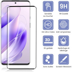 Carantee 2 pièces Verre Trempé pour Oneplus 12 5G Protection écran, HD Sans Bulles Anti‑Empreintes Vitre Protection, 9H Anti-Ray