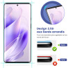 Carantee 2 pièces Verre Trempé pour Oneplus 12 5G Protection écran, HD Sans Bulles Anti‑Empreintes Vitre Protection, 9H Anti-Ray