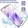 Carantee 2 pièces Verre Trempé pour Oneplus 12 5G Protection écran, HD Sans Bulles Anti‑Empreintes Vitre Protection, 9H Anti-Ray