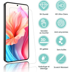 Carantee 2 pièces Verre trempé 3D pour Samsung Galaxy S25 Plus, 9H Ultra-Résistant, Anti-Rayures & Anti-Trace, 100% sans Bulles 