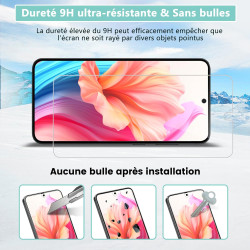 Carantee 2 pièces Verre trempé 3D pour Samsung Galaxy S25 Plus, 9H Ultra-Résistant, Anti-Rayures & Anti-Trace, 100% sans Bulles 