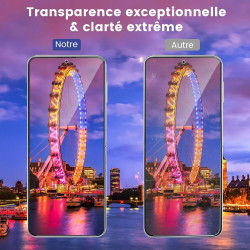 Carantee 2 pièces Verre Trempé pour Samsung Galaxy Z Flip 4 5G Protection écran, HD Sans Bulles Vitre Protection, 9H Anti-Rayure