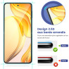 Carantee 2 pièces Verre Trempé pour Samsung Galaxy Z Flip 5 Protection écran, HD Sans Bulles Vitre Protection, 9H Anti-Rayures F