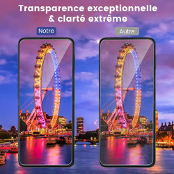Carantee 2 pièces Verre Trempé pour Samsung Galaxy Z Flip 5 Protection écran, HD Sans Bulles Vitre Protection, 9H Anti-Rayures F