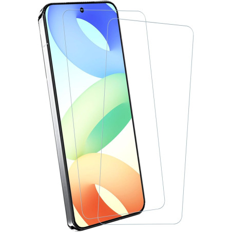 Carantee 2 pièces Verre Trempé pour Xiaomi 15 Protection écran, HD Sans Bulles Anti‑Empreintes Vitre Protection, 9H Anti-Rayures