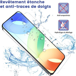 Carantee 2 pièces Verre Trempé pour Xiaomi 15 Protection écran, HD Sans Bulles Anti‑Empreintes Vitre Protection, 9H Anti-Rayures