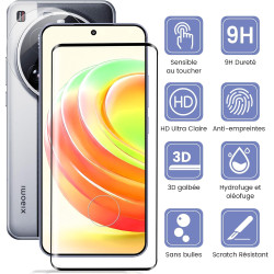 2+2 pièces Verre Trempé pour Xiaomi 15 Ultra 5G Protection écran, HD Sans Bulles Anti‑Empreintes Caméra Arrière Vitre Protection