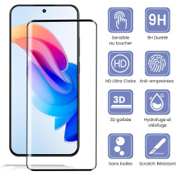 2 pièces verre trempé pour xiaomi rougemi note 15 pro plus 5g protection écran, sans bulles anti‑empreintes vitre protection, 9h