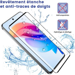 2 pièces verre trempé pour xiaomi rougemi note 15 pro plus 5g protection écran, sans bulles anti‑empreintes vitre protection, 9h