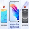 2 pièces verre trempé pour xiaomi rougemi note 15 pro plus 5g protection écran, sans bulles anti‑empreintes vitre protection, 9h