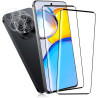 2+2 pièces verre trempé pour xiaomi rougemi note 15 pro plus 5g protection écran, sans bulles anti‑empreintes caméra arrière vit