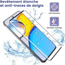 2+2 pièces verre trempé pour xiaomi rougemi note 15 pro plus 5g protection écran, sans bulles anti‑empreintes caméra arrière vit
