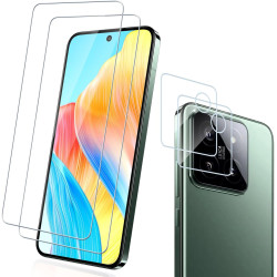 2+2 pièces Verre Trempé pour Xiaomi 14 Protection écran, 0,33 mm 9H Anti-Rayures Vitre Protection, HD Sans Bulles Anti‑Empreinte