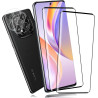 2 pièces verre trempé pour xiaomi rougemi note 14 pro, 9h ultra-résistant 0,33mm vitre protection avec caméra, toucher sensible,