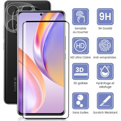 2 pièces verre trempé pour xiaomi rougemi note 14 pro, 9h ultra-résistant 0,33mm vitre protection avec caméra, toucher sensible,