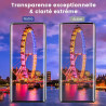 2 pièces verre trempé pour xiaomi rougemi note 14 pro, 9h ultra-résistant 0,33mm vitre protection avec caméra, toucher sensible,