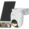 EZVIZ 4K(8MP) Caméra Extérieure sans Fil avec Mode AOV, Caméra à Batterie PT avec Détection de Personnes et de Véhicules, Vision