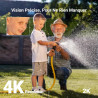 EZVIZ 4K(8MP) Caméra Extérieure sans Fil avec Mode AOV, Caméra à Batterie PT avec Détection de Personnes et de Véhicules, Vision