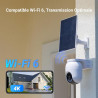 EZVIZ 4K(8MP) Caméra Extérieure sans Fil avec Mode AOV, Caméra à Batterie PT avec Détection de Personnes et de Véhicules, Vision