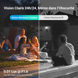 EZVIZ 4K(8MP) 2PK Caméra Extérieure sans Fil avec Mode AOV, Caméra Solaire Exterieur PT avec Détection de Personnes et de Véhicu