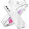 ZhuoFan Coque pour Samsung Galaxy S22 5G avec 2 Pièces Verre Trempé, Transparente TPU Silicone Bumper Case, [Coussin d'air Intég