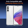ZhuoFan Coque pour Samsung Galaxy S22 5G avec 2 Pièces Verre Trempé, Transparente TPU Silicone Bumper Case, [Coussin d'air Intég