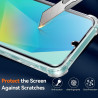 ZhuoFan Coque pour Samsung Galaxy A16 4G/5G avec 2 Pièces Verre Trempé, Transparente TPU Silicone Bumper Case, [Coussin d'air In