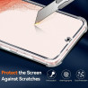 ZhuoFan Coque pour Samsung Galaxy S21 5G avec 2 Pièces Verre Trempé, Transparente TPU Silicone Bumper Case, [Coussin d'air Intég