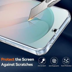 ZhuoFan Coque pour Samsung Galaxy S26 Plus avec 2 Pièces Verre Trempé, Militare Étui de Protection Transparente Antichoc Case, M