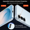 ZhuoFan Coque pour Samsung Galaxy S26 Plus avec 2 Pièces Verre Trempé, Militare Étui de Protection Transparente Antichoc Case, M