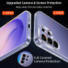ZhuoFan Coque pour Samsung Galaxy S26 Ultra avec 2 Pièces Verre Trempé, Militare Étui de Protection Transparente Antichoc Case, 