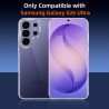 ZhuoFan Coque pour Samsung Galaxy S26 Ultra avec 2 Pièces Verre Trempé, Militare Étui de Protection Transparente Antichoc Case, 